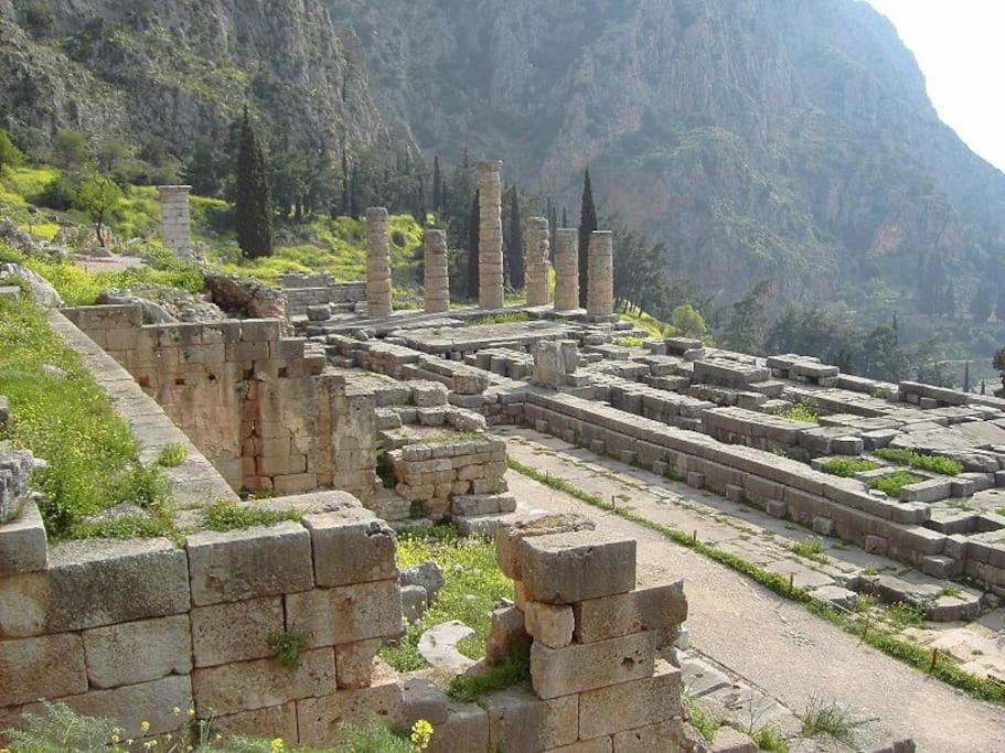 House In Delphi Villa Exterior foto